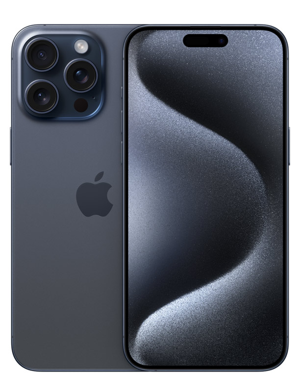 iPhone 15 Pro Max - blue-titanium